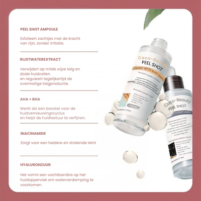 CocoBeauty Peel Shot Glow Rijst Ampoule