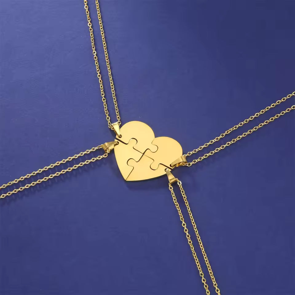 Amalia| Puzzel Hart Ketting