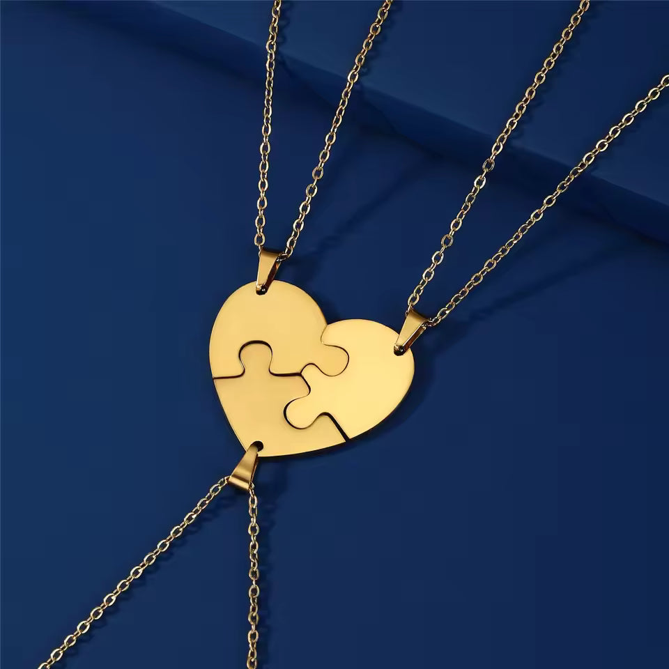 Amalia| Puzzel Hart Ketting