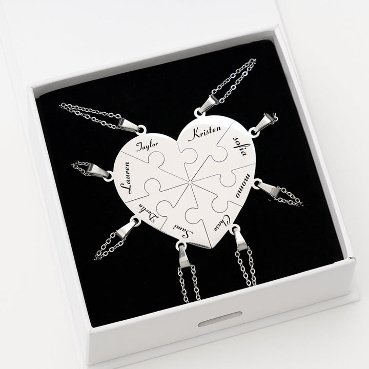 Amalia| Puzzel Hart Ketting