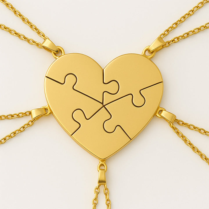 Amalia| Puzzel Hart Ketting