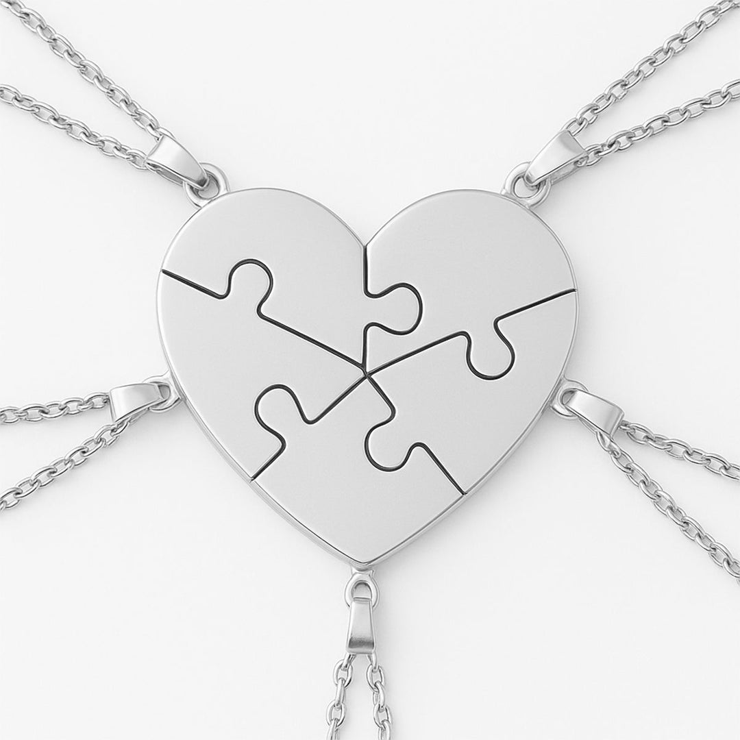 Amalia| Puzzel Hart Ketting